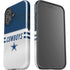 NFL Dallas Cowboys White Striped iPhone 16 Plus Impact Case